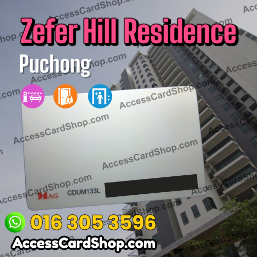 Zefer Hill Residence - MAG CDUM133L access card duplication service for car parking, lift and lobby door access in Puchong, Selangor